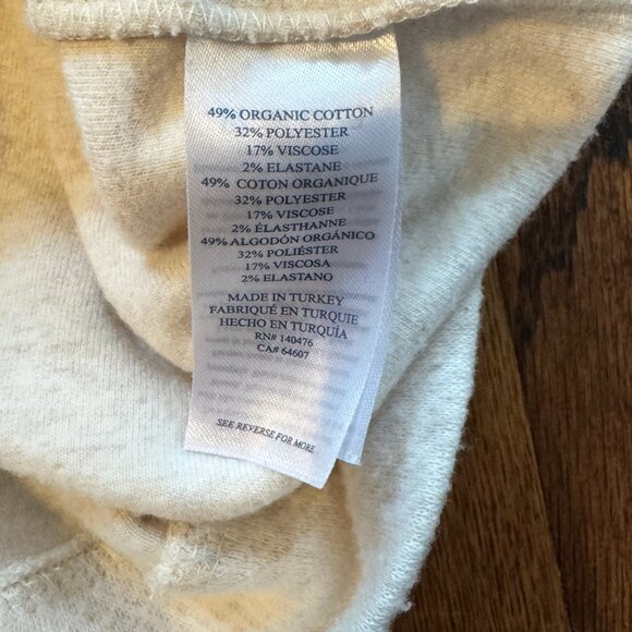 Faherty Legend™ Lounge Half Zip Sweatshirt - Off White - Picture 4 of 7